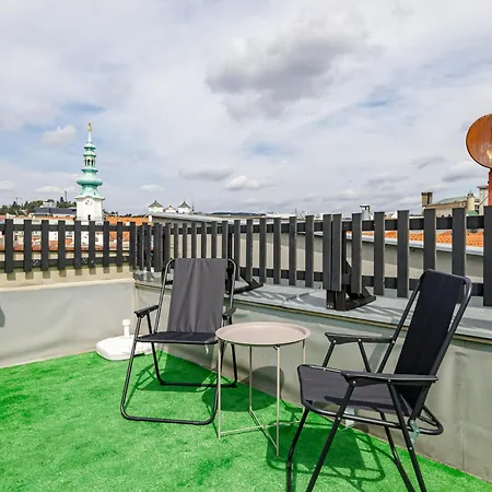 Spacious Center Penthouse & Private Rooftop Terrace Apartamento *