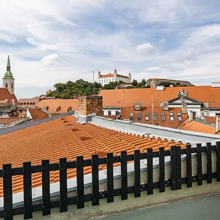 Spacious Center Penthouse & Private Rooftop Terrace アパート ブラチスラヴァ